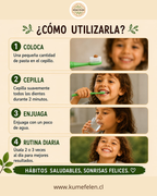 Pasta Dental Natural para Niños Sabor Chocolate | Küme Felen